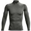 Under Armour pánske tričko HeatGear Armour Comp Mock LS gray