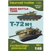 Papierový model - Bojový tank T-72 M1 Papierový model - Bojový tank T-72 M1