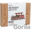 ROBOTIME Rolife 3D drevené puzzle Parná lokomotíva 405 ks ROBOTIME Rolife 3D drevené puzzle Parná lokomotíva 405 ks