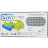 L-W Toys Podložka na stavění - JUNIOR 16x32 bodů šedá