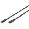 Digitus Prodlužovací kabel USB C na C samec/samice 1,5 m, 3A, 480 MB, verze 2.0, bl Digitus Prodlužovací kabel USB C na C samec/samice 1,5 m, 3A, 480 MB, verze 2.0, bl