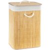 ALPINA Kôš na bielizeň bambus skladací prírodný 40x30x56cm ALPINA Kôš na bielizeň bambus skladací prírodný 40x30x56cm