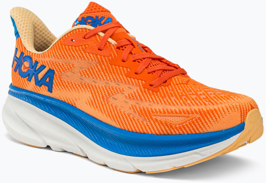 Hoka one one M Clifton 9 wide VIBRANT ORANGE