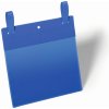 Durable Vrecko na dokumenty s rýchloviazačom 210x148mm na šírku 50 ks modré