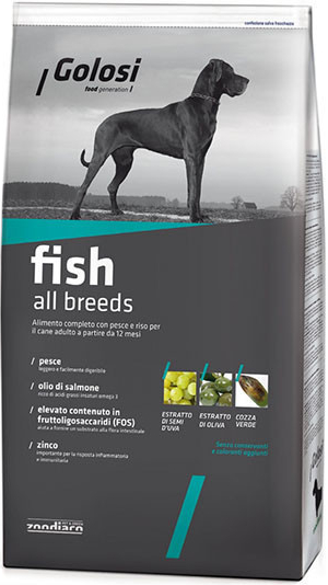 Golosi Dog Fish All Breeds morské ryby s ryžou 12 kg