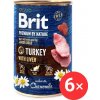 Brit Premium by Nature Turkey with Liver 6× 400 g Brit Premium by Nature Turkey with Liver 6× 400 g