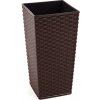 Lamela Květináč Finezja 300 x 300 mm, ratan, mokka Lamela Květináč Finezja 300 x 300 mm, ratan, mokka