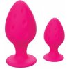 Análne kolíky CalExotics Cheeky ružové, sada 2 silikónových análnych kolíkov s prísavkou Análne kolíky CalExotics Cheeky ružové, sada 2 silikónových análnych kolíkov s prísavkou