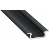 Led-Labs LED profil LUMINES typ Z čierny elox 3m Led-Labs LED profil LUMINES typ Z čierny elox 3m