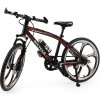Mini horský bicykel – kovový model 20 cm, čierny Mini horský bicykel – kovový model 20 cm, čierny