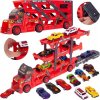 Majlo Toys Odťahové auto s 8 autíčkami a šmykľavkou Heavy Truck modré Majlo Toys Odťahové auto s 8 autíčkami a šmykľavkou Heavy Truck modré