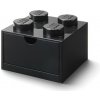 LEGO® stolové box 4 so zásuvkou 15,8 x 15,8 x 11,3 cm čierna LEGO® stolové box 4 so zásuvkou 15,8 x 15,8 x 11,3 cm čierna
