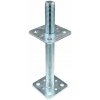 Domax Pätka stĺpiku PR130/130 KTL nastaviteľná 130x130x100-150mm x 3.0 čierna