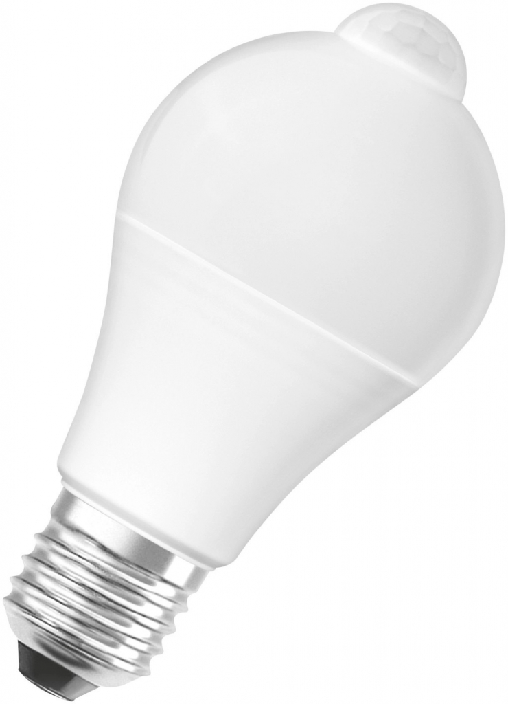 Osram LED žiarovka so senzorom pohybu CLA75 10 W E27 2700 K teplá biela