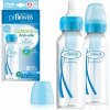 Dr. Browns fľaša Standard Options+ modrá 250 ml 2 ks