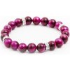 Agato Obrúbený náramok z purpurového tigrieho oka MINK92 / 17 Agato Obrúbený náramok z purpurového tigrieho oka MINK92 / 17