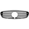 Mercedes W212 E 11/2013- predná maska / stieborno, sivá bez miesta pre znak Mercedes W212 E 11/2013- predná maska / stieborno, sivá bez miesta pre znak