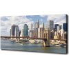 Foto obraz na plátne do obývačky Manhattan New York 100x50 cm Foto obraz na plátne do obývačky Manhattan New York 100x50 cm