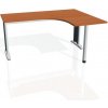 Pracovný stôl Flex, ergo, ľavý, 160x75,5x120 (60x60) cm, čerešňa/kov Pracovný stôl Flex, ergo, ľavý, 160x75,5x120 (60x60) cm, čerešňa/kov