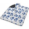 Sablio Plážová deka Modré kvietie : 200x140 cm Sablio Plážová deka Modré kvietie : 200x140 cm