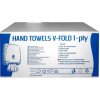 NONAME Papierové utierky skladané ZZ 1-vrstvové biele V-Fold (20 bal.) NONAME Papierové utierky skladané ZZ 1-vrstvové biele V-Fold (20 bal.)