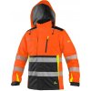 Zimná reflexná pracovná bunda CXS BENSON oranžová-čierna, veľ. XL Zimná reflexná pracovná bunda CXS BENSON oranžová-čierna, veľ. XL