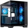 CHIEFTEC skříň VISIO, ATX, 1x USB-C 3.2, 2x USB 3.0, 6x 120mm ARGB Fan, černá GM-30B-TG-OP CHIEFTEC skříň VISIO, ATX, 1x USB-C 3.2, 2x USB 3.0, 6x 120mm ARGB Fan, černá GM-30B-TG-OP