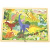 Puzzle na podstavci Viga 44584 48 dielikov - spoznávanie dinosaurov Puzzle na podstavci Viga 44584 48 dielikov - spoznávanie dinosaurov