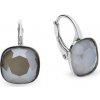Náušnice so Swarovski Elements štvorec Barete KA447010DG Dark Grey Náušnice so Swarovski Elements štvorec Barete KA447010DG Dark Grey