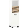 Skriňa Highboard Möbelpartner Katta drevená optika biela 30,3 x 110,5 x 32,6 cm Skriňa Highboard Möbelpartner Katta drevená optika biela 30,3 x 110,5 x 32,6 cm