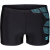 Pánske plavky Arena, KIKKO SWIM SHORT Čierna,Tyrkysová 8 Pánske plavky Arena, KIKKO SWIM SHORT Čierna,Tyrkysová 8