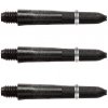Násadky na šípky Winmau Carbon 27mm extra krátke čierne Násadky na šípky Winmau Carbon 27mm extra krátke čierne