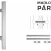 Madlo na dvere FT - MADLO kód K31 25x25 mm UN pár NEM - nerez matná (F60) | MP-KOVANIA.sk Madlo na dvere FT - MADLO kód K31 25x25 mm UN pár NEM - nerez matná (F60) | MP-KOVANIA.sk