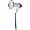 Nedis MEPH150WT - Megafón | 10 W | Dosah 250 m | Vstavaný mikrofón | Biela / Modrá Nedis MEPH150WT - Megafón | 10 W | Dosah 250 m | Vstavaný mikrofón | Biela / Modrá