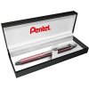 Gélové pero, 0,35 mm, stláčací mechanizmus, telo pera ružová, PENTEL EnerGel BL 407 modrá Gélové pero, 0,35 mm, stláčací mechanizmus, telo pera ružová, PENTEL EnerGel BL 407 modrá