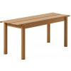 Muuto Lavica Linear Steel Bench 110 cm, burnt orange