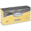 GASTRO 86905, servítky 33x33cm, 2-vrstvové, žlté (250ks) GASTRO 86905, servítky 33x33cm, 2-vrstvové, žlté (250ks)