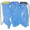 Stojan na odpadkové vrecia 70-120 l rúrkový - veko plast. zelené+žlté+modré,na 3 vrecia,zinok,70 l Stojan na odpadkové vrecia 70-120 l rúrkový - veko plast. zelené+žlté+modré,na 3 vrecia,zinok,70 l