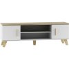 CMM Cama RTV skrinka LOTTA 160 2D2K biela/ dub sonoma CMM Cama RTV skrinka LOTTA 160 2D2K biela/ dub sonoma