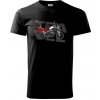 Cestovná enduro červená - Klasické pánske tričko vyššej gramáže - XL ( Čierna ) Cestovná enduro červená - Klasické pánske tričko vyššej gramáže - XL ( Čierna )