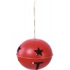 Dekoratívny predmet guľa na zavesenie Lafiora kov Ø 40 cm červená Dekoratívny predmet guľa na zavesenie Lafiora kov Ø 40 cm červená