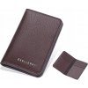 Baellerry puzdro na karty z PU kože hnedé unisex