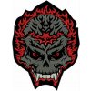 Nášivka lebka red Nášivka lebka red