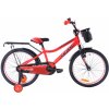Fuzlu Detský bicykel Thor červeno-čierny 10,5