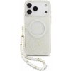 Guess IML Flowers Allover Strap MagSafe Zadní Kryt pro iPhone 17 Pro Max White GUHMP17XHCPOFPH