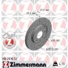 Brzdový kotúč ZIMMERMANN 180.2018.52 Brzdový kotúč ZIMMERMANN 180.2018.52
