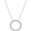 AURA Elegantný náhrdelník Kruh s Preciosa kryštály PCNS165 AURA Elegantný náhrdelník Kruh s Preciosa kryštály PCNS165