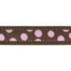 Vodítko RD prep. 12 mm x 2 m - Pink Spots on Brown Vodítko RD prep. 12 mm x 2 m - Pink Spots on Brown