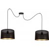 HEXE | Luster na lanku ALDO 2xE27/60W/230V pavúk čierna | HX0018 HEXE | Luster na lanku ALDO 2xE27/60W/230V pavúk čierna | HX0018