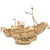 Robotime Rolife 3D dřevěné puzzle Rybářská loď 104 ks Robotime Rolife 3D dřevěné puzzle Rybářská loď 104 ks